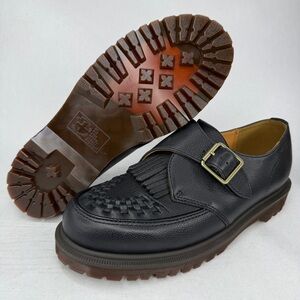 Dr. Martens Ramsey Creepers Men 9/Women 10.5 Kiltie Monk Buckle Leather